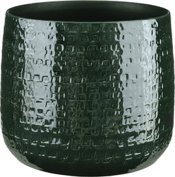 Mica Decorations Floyd Bloempot - H23,5 x Ø28 cm - Groen