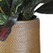 Mica Decorations Gabriel Bloempot - H14 x Ø16 cm - Keramiek - Oker