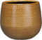 Mica Decorations Gabriel Bloempot - H14 x Ø16 cm - Keramiek - Oker