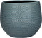 Mica Decorations Gabriel Bloempot - H16 x Ø18 cm - Keramiek - Blauw