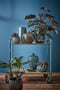 Mica Decorations Gabriel Bloempot - H16 x Ø18 cm - Keramiek - Blauw
