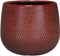 Mica Decorations Gabriel Bloempot - H16 x Ø18 cm - Keramiek - Bordeaux