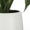 Mica Decorations Gabriel Bloempot - H16 x Ø18 cm - Keramiek - Wit