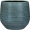 Mica Decorations Gabriel Bloempot - H19 x Ø21 cm - Keramiek - Blauw