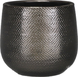 Mica Decorations Gabriel Bloempot - H19 x Ø21 cm - Keramiek - Brons