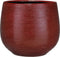 Mica Decorations Gabriel Bloempot - H20 x Ø25 cm - Keramiek - Bordeaux
