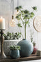 Mica Decorations Gabriel Bloempot - H20 x Ø25 cm - Keramiek - Bordeaux