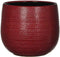 Mica Decorations Gabriel Bloempot - H20 x Ø25 cm - Keramiek - Bordeaux