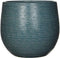 Mica Decorations Gabriel Bloempot - H25 x Ø29 cm - Keramiek - Blauw