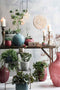 Mica Decorations Gabriel Bloempot - H25 x Ø29 cm - Keramiek - Bordeaux