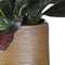Mica Decorations Gabriel Bloempot - H25 x Ø29 cm - Keramiek - Oker