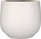 Mica Decorations Gabriel Bloempot - H25 x Ø29 cm - Keramiek - Wit