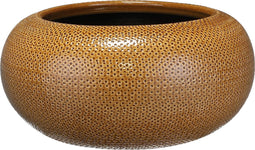 Mica Decorations Gabriel Plantenschaal - H16 x Ø32 cm - Keramiek - Oker