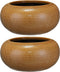 Mica Decorations Gabriel Plantenschaal - H16 x Ø32 cm - Keramiek - Oker