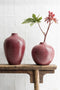 Mica Decorations Gabriel Plantenschaal - H16 x Ø32 cm - Keramiek - Bordeaux