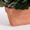 Mica Decorations Geranium Kunstplant in Balkonbak - L29 x B13 x H40 cm - Donkerroze