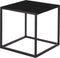 Mica Decorations Goa Bijzettafel - Set van 2 - L35 x B35 x H33 cm - Metaal - Zwart