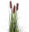 Mica Decorations - gras pluim kunstplant - groen/bruin - H120 x D45 cm