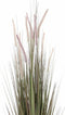 Mica Decorations - gras pluim kunstplant - groen/paars - H150 x D60 cm