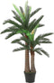 Mica Decorations grote Cycas Palm kunstplant - groen - H150 x D95 cm - top kwaliteit
