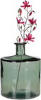 Mica Decorations Guan Fles Vaas - H26 x Ø21 cm - Gerecycled Glas - Groen