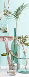 Mica Decorations Guan Fles Vaas - H26 x Ø21 cm - Gerecycled Glas - Transparant