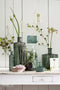 Mica Decorations Guan Fles Vaas - H26 x Ø21 cm - Gerecycled Glas - Groen