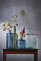 Mica Decorations Guan Fles Vaas - H26 x Ø21 cm - Gerecycled Glas - Transparant