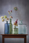 Mica Decorations Guan Fles Vaas - H26 x Ø21 cm - Gerecycled Glas - Groen