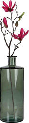 Mica Decorations Guan Fles Vaas - H40 x Ø15 cm - Gerecycled Glas - Groen