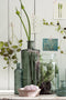 Mica Decorations Guan Fles Vaas - H40 x Ø15 cm - Gerecycled Glas - Groen