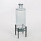 Mica Decorations Guan Fles Vaas - H40 x Ø15 cm - Gerecycled Glas - Transparant