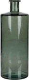 Mica Decorations Guan Fles Vaas - H40 x Ø15 cm - Gerecycled Glas - Groen