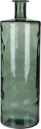 Mica Decorations Guan Fles Vaas - H75 x Ø25 cm - Gerecycled Glas - Groen