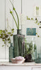 Mica Decorations Guan Fles Vaas - H75 x Ø25 cm - Gerecycled Glas - Groen