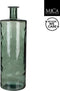 Mica Decorations Guan Fles Vaas - H75 x Ø25 cm - Gerecycled Glas - Groen