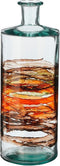 Mica Decorations Guan Vaas - 15x15x40 cm - Glas - Bruin