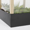 Mica Decorations Halton Lantaarn Plantenkas - L28 x B17 x H37,5 cm - Zwart