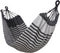 Mica Decorations Hangmat - L230 x B120 cm - Zwart gestreept