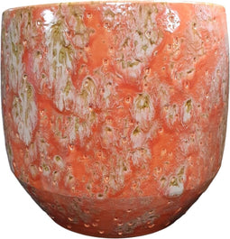MICA DECORATIONS HARRIS BLOEMPOT ROND ROOD - H29XD32cm