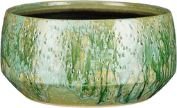 Mica Decorations Harris Schaal - 32.5x32.5x15 cm - Keramiek - Groen