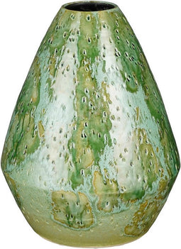 Mica Decorations Harris Vaas - 23x23x30 cm - Keramiek - Groen
