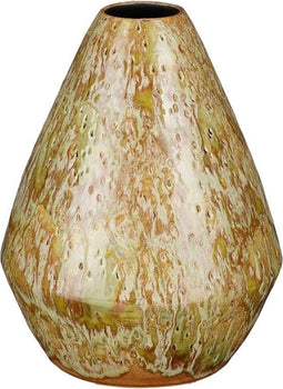 Mica Decorations Harris Vaas - 23x23x30 cm - Keramiek - Taupe