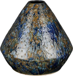 Mica Decorations Harris Vaas - 27x27x25 cm - Keramiek - Blauw