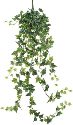 Mica Decorations Hedera Kunst Hangplant - H129 cm - Groen Bont