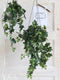 Mica Decorations Hedera Kunst Hangplant - H129 cm - Groen Bont