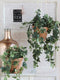 Mica Decorations Hedera Kunst Hangplant - H129 cm - Groen Bont