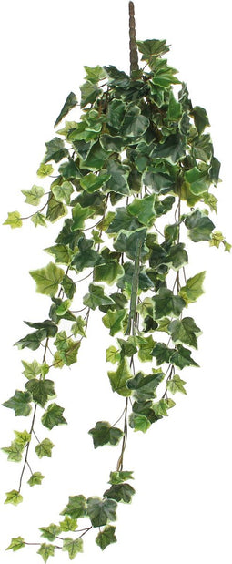 Mica Decorations Hedera Kunst Hangplant - H86 cm - Groen Bont