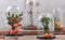 Mica Decorations Hella Glazen Stolp - H38 x Ø23 cm - Transparant, Zwart