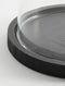 Mica Decorations Hella Glazen Stolp - H38 x Ø23 cm - Transparant, Zwart